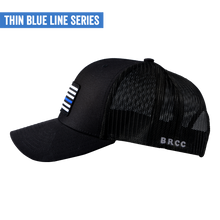 Load image into Gallery viewer, Thin Blue Line Flag Patch Hat
